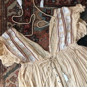 Free People Gauze Midi Dress